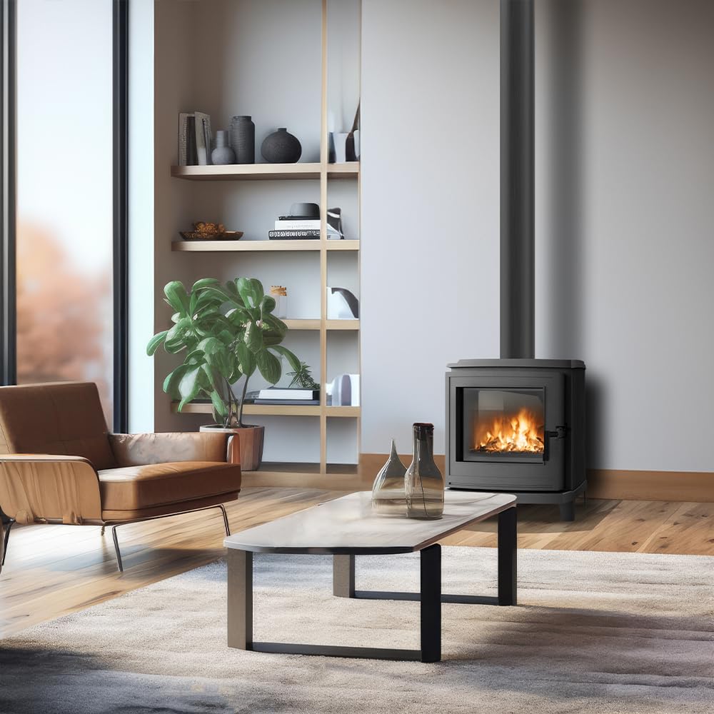 KRATKI Stufa a legna in ghisa KOZA K11 6 kW Ø150 A indipendente BImSchV 2