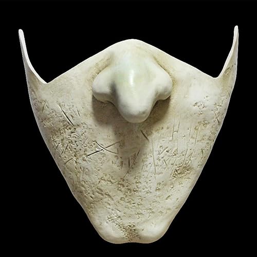 Máscara de resina negra para teléfono, fiesta de Halloween, juego temático, disfraz, máscara de cosplay