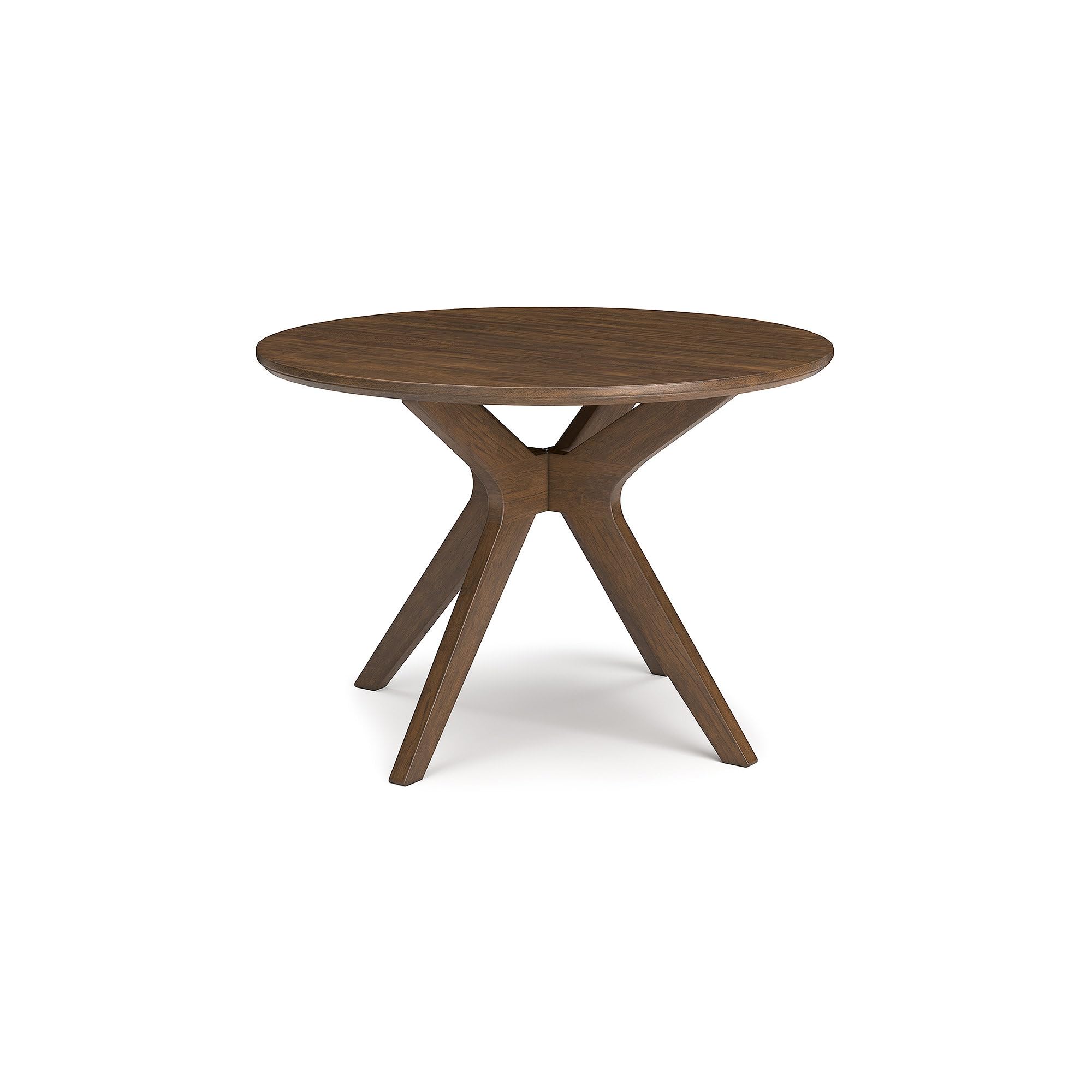 Signature Design by Ashley Lyncott Traditional Round Dining Room Table, Seats up to 4, Brown
