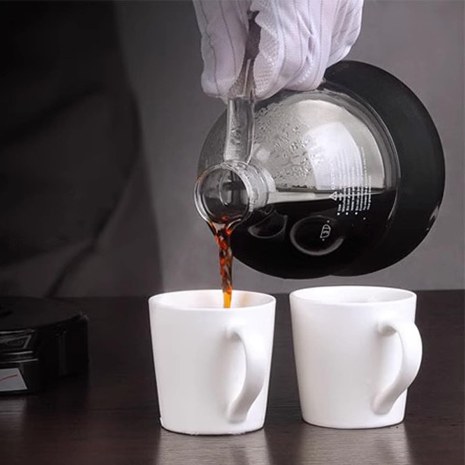Cafetera De Sifón Eléctrico, Cervecero De Cafetera Sifón con Un Temporizador De Autos Y Una Olla De Vidrio De 400 Ml, Extracción De 60s, 2 Máquina De Café De Vacío Ajustable para Amantes del
