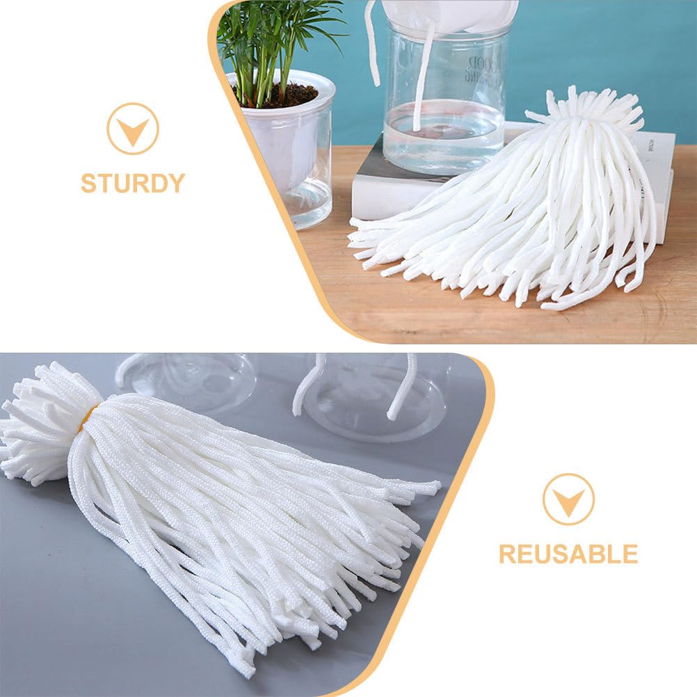 100 Stück Selbstbewässerung Docht Automatische Pflanzer Topf DIY Urlaub Automatische Bewässerung Gerät System Indoor Topfpflanze Waterer Tropfbewässerung Seil String