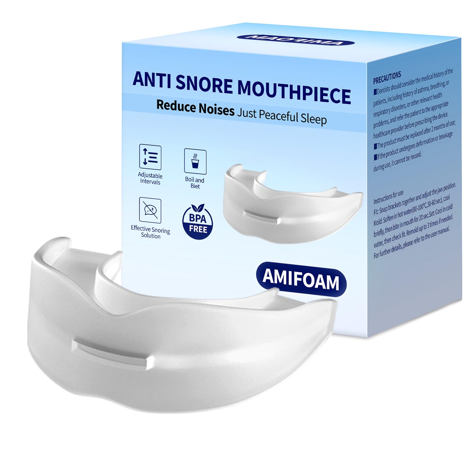 AMIFOAM Anti Snore Mouthpiece