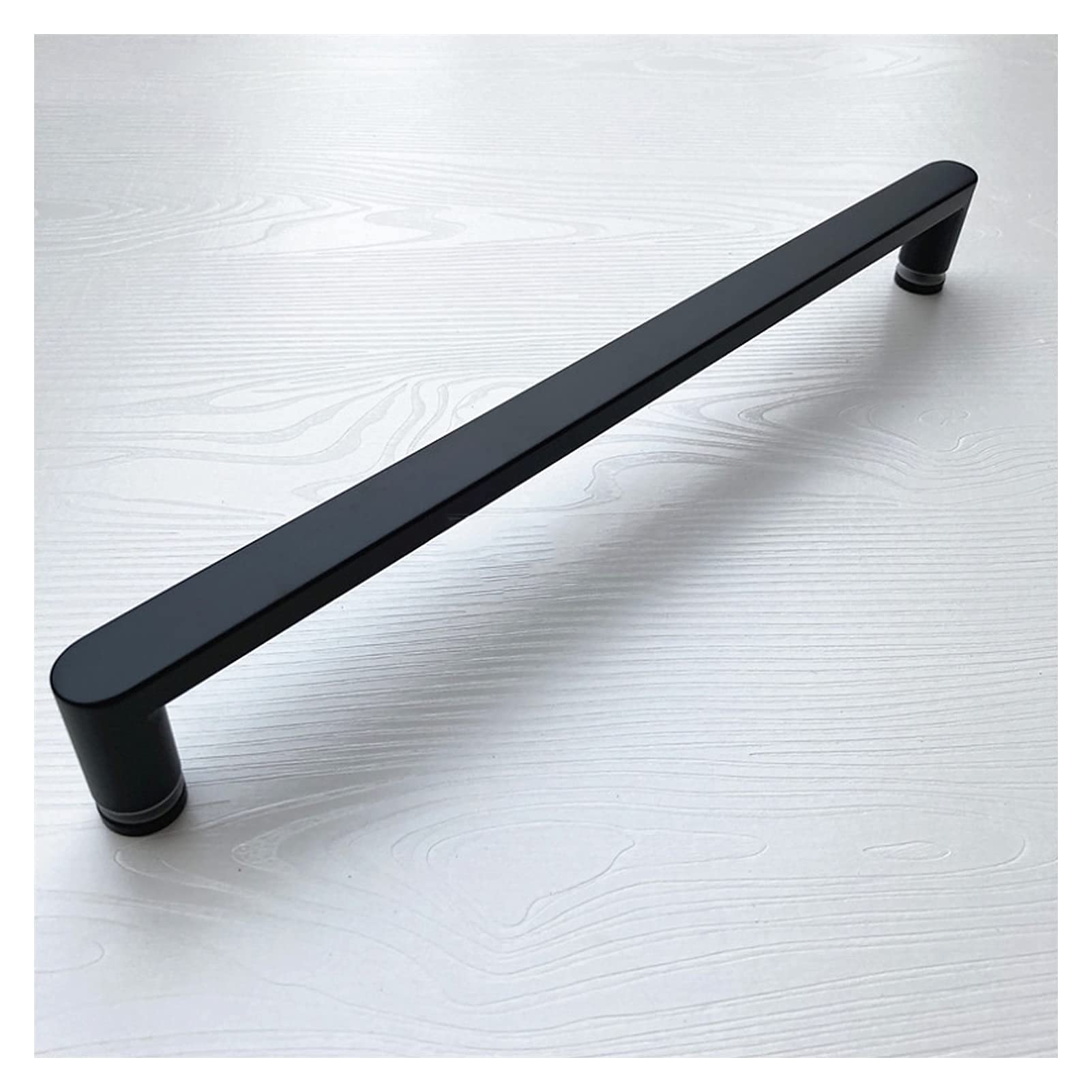 Manija de puerta de jalar y empujar para cuarto de baño negro CHEWYNP