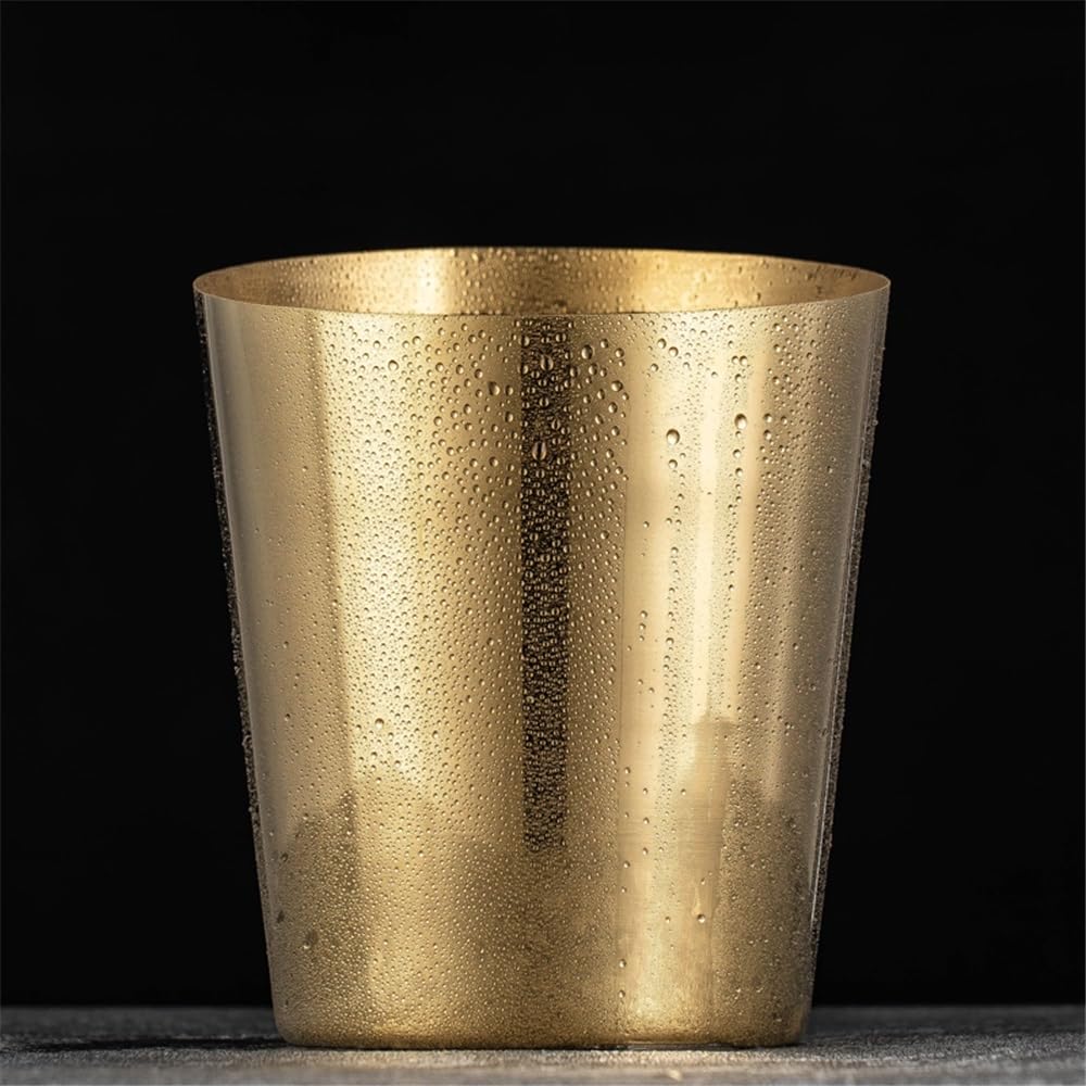 Cubo de Hielo Cubo de champán, Cubo Hielo Biselado, Acero Inoxidable, for Vino casero, Moda for Bar Cubo de Hielo frío para Barra(Gold)