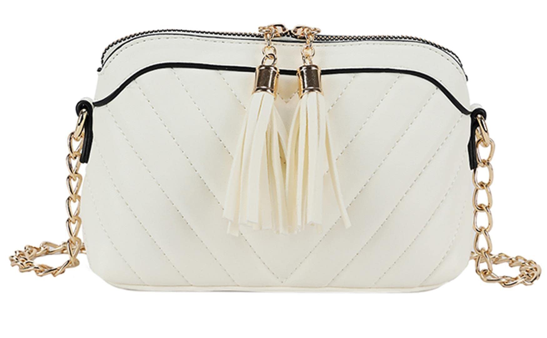 Sac à bandoulière à pompons femme petit sac texturé relief chic - 3