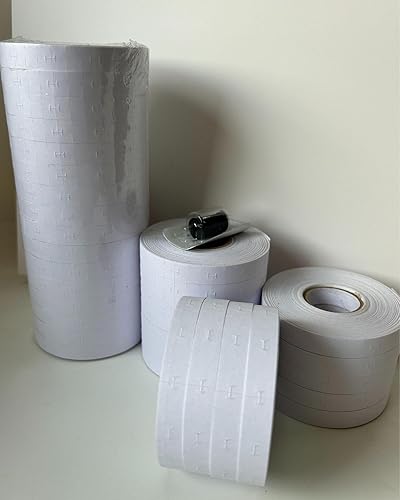 1110 Etiquetas de marcado de precios compatibles con etiquetadoras Monarch 1110, 16 rollos 17000 etiquetas (blanco)