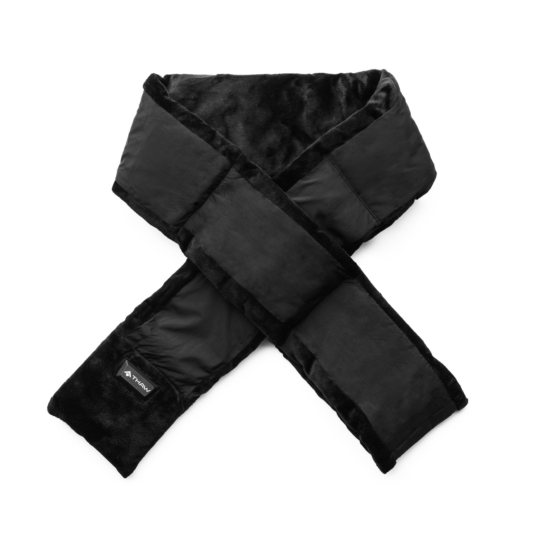 Thaw Black Heated Scarf 2.0 – Rechargeable Electric Neck Warmer | Lightweight & Adjustable | Up To 8 Hours Of Wearable Warmth | Ideal For Outdoor, Travel & Winter Sports