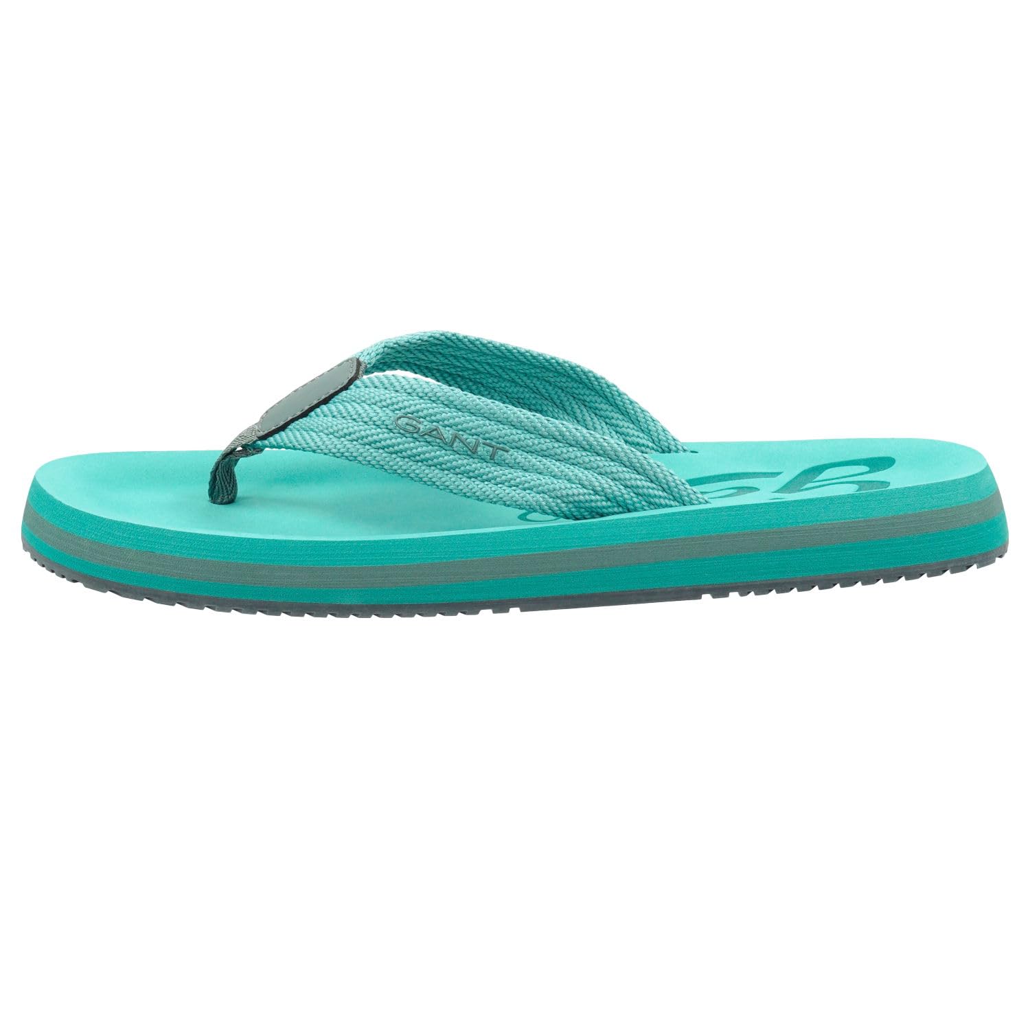 GANT FOOTWEAR Męskie klapki Brodale, 43 EU, zielony, 43 EU