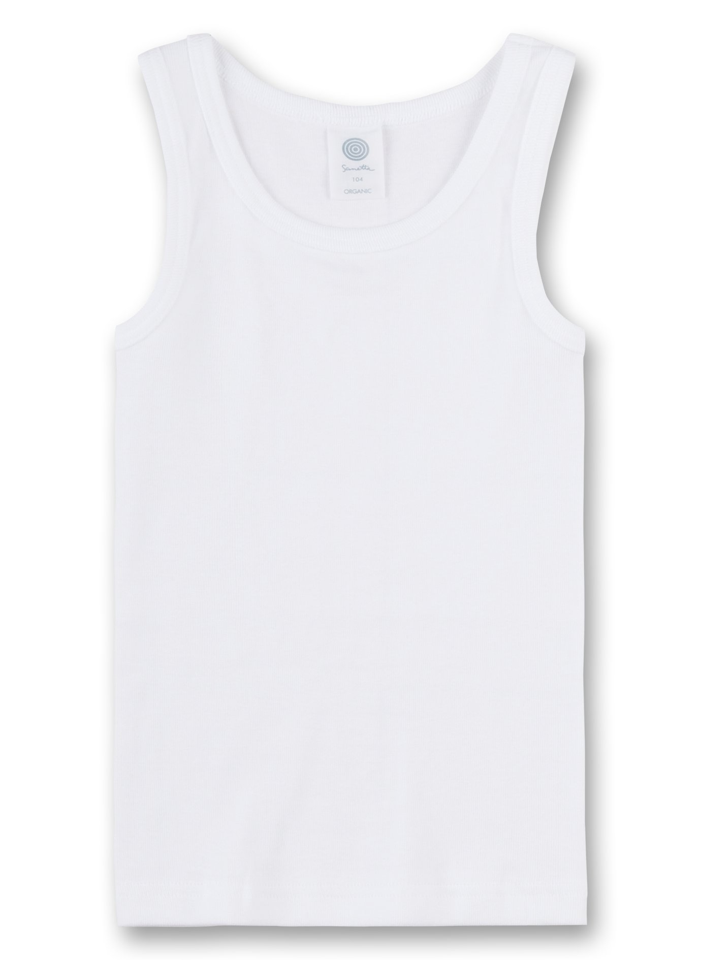 SANETTA Undershirt Sleeveless White Boy (152)