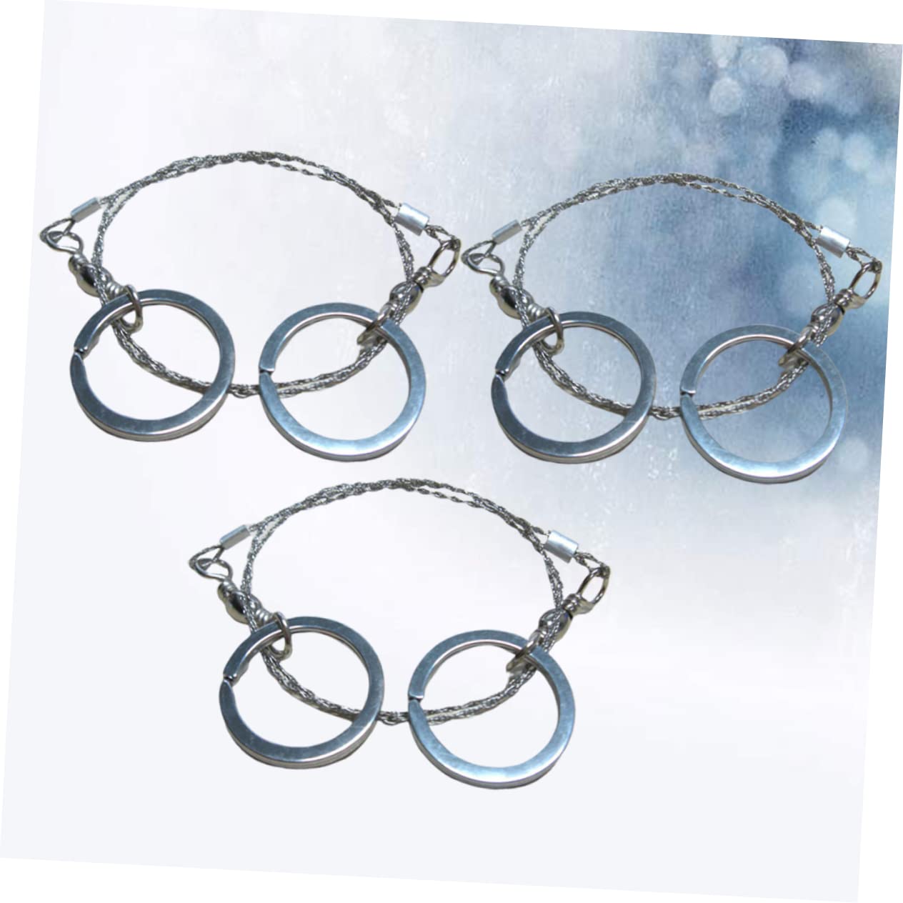 HOLIDYOYO 3Pcs Portable Outdoor Survival Saw Hand Saws for Camping Hiking Hunting Lightweight and Survival Supplies