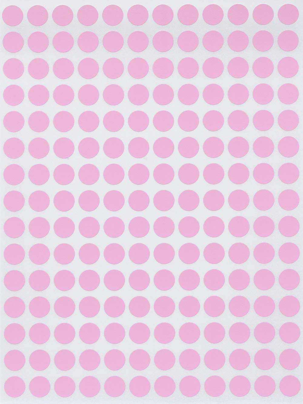 Royal Green Sticker Coding Labels in Pink Pastel 8mm Colored Sticker for Sealing envelopes and Gift Bags (0.8 cm) 2520 Pack