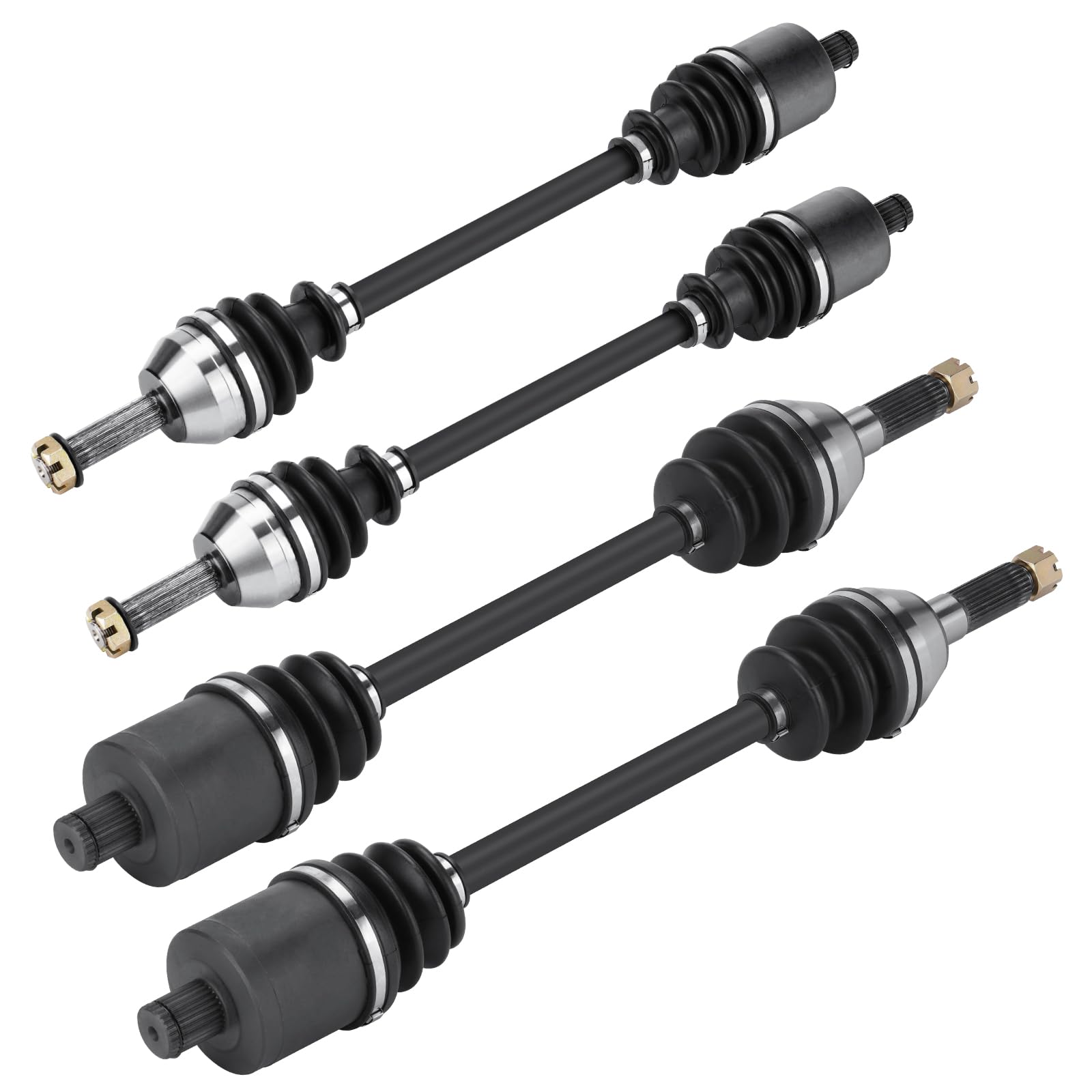 Front Rear CV Axle Full Set for Polaris Ranger 500 570 ETX EPS Crew 2015 2016 2017 2018 2019 2020 1333238, 1333069, 1333628 ATV Powersports Axles