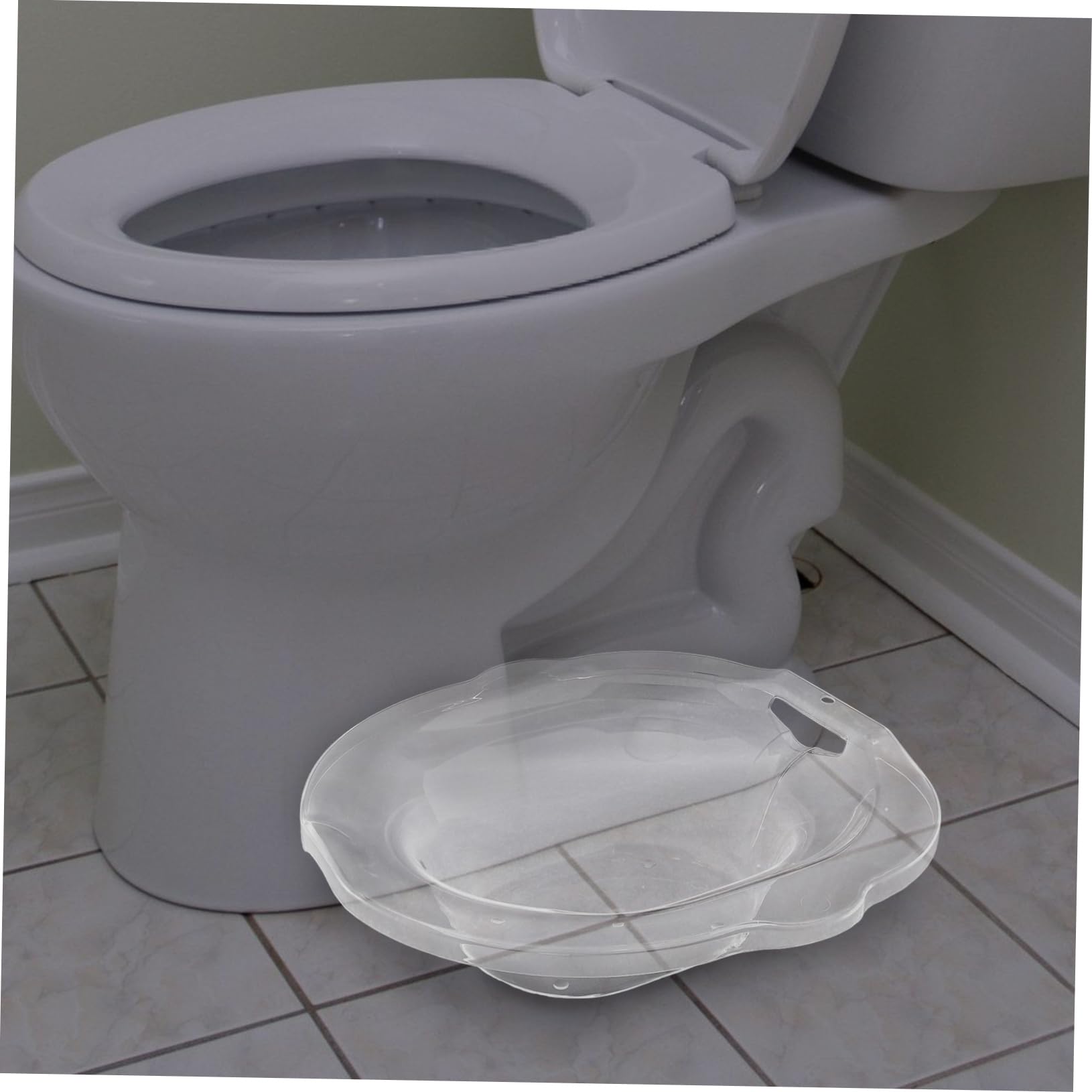Ipetboom Bañera De Asiento Para Mujeres Limpieza Íntima Fácil Para Cuidados Postparto y Uso Mayores Material Duradero y Diseño Ergonómico Compatible La Mayoría De Inodoros
