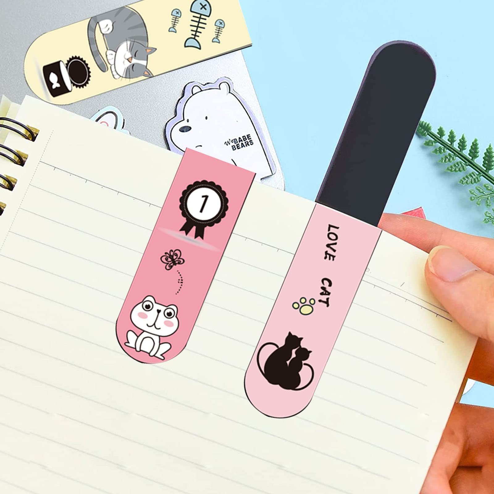 TIESOME 10 stuks schattige kattenpoot briefpapier set