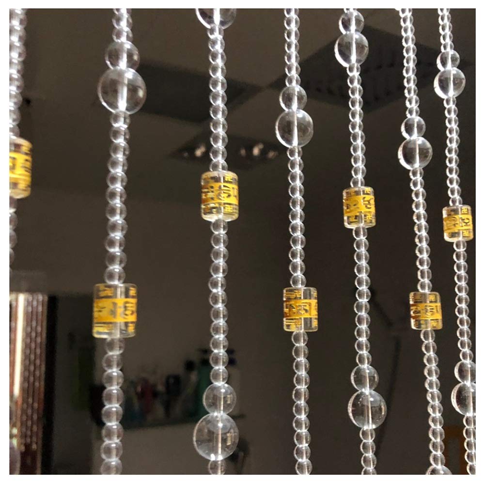 Panneau de perles de verre transparent haut de gamme pour décoration d'intérieur raffinée