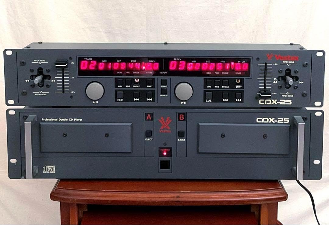 Amazon.co.jp: 90s Vestax CDX25 DJミックスCDプレイヤー 