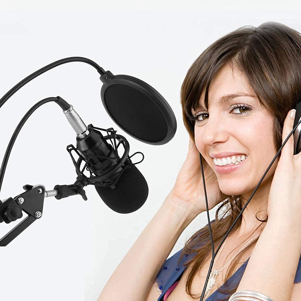 Profesjonalny zestaw mikrofonów podwieszanych Studio Live Stream Zestaw mikrofonów pojemnościowych do nagrywania transmisji