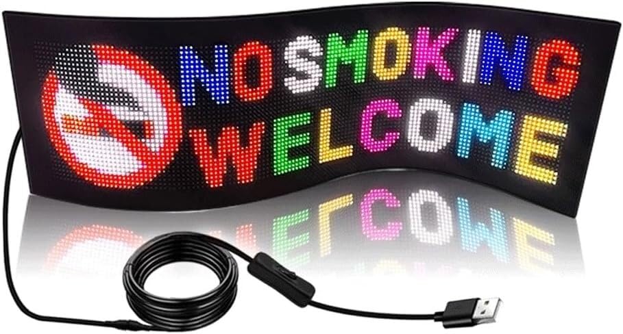 Matriz LED flexible automotriz con letreros LED rodantes para tiendas y negocios
