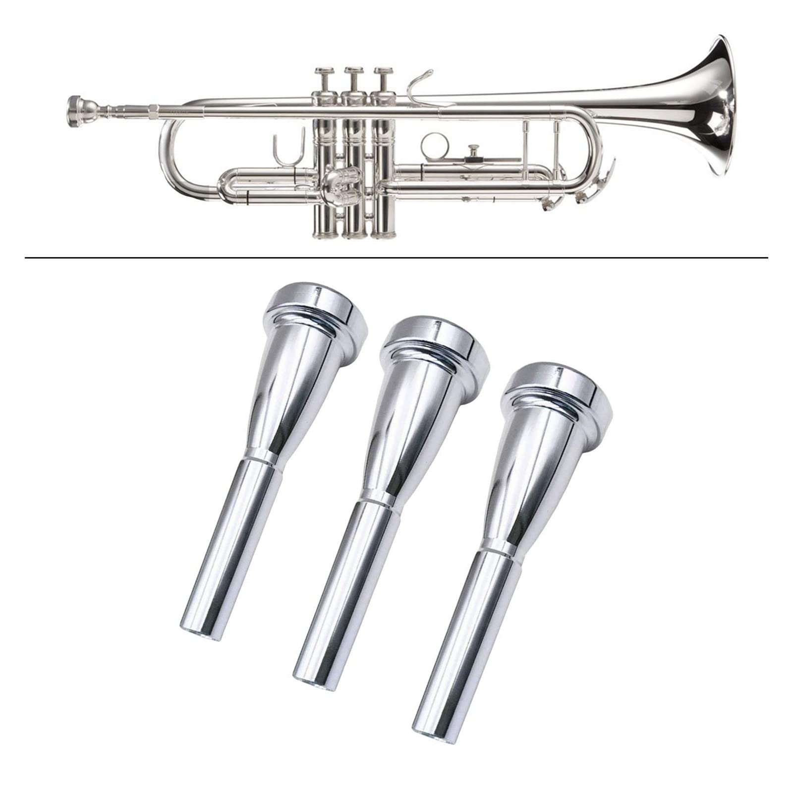 3x ustnik do trąbki 3C 5C 7C rozmiar akcesoria do instrumentów muzycznych