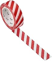 Vista 9 de PATIKIL Cinta holográfica Washi de 0.59 pulgadas x 10.93 yardas, 1 rollo de calcomanías autoadhesivas con patrón de rayas para decoración de Rosa