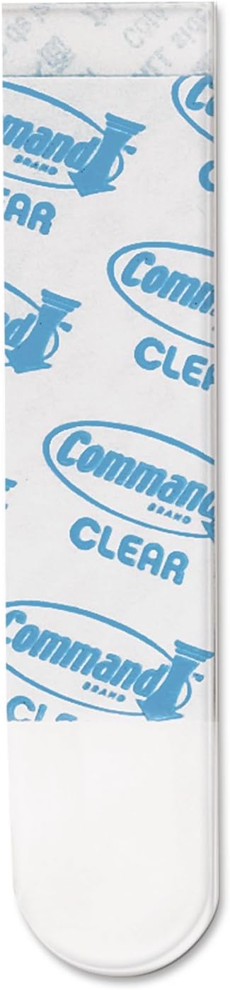 Command 17021CLRES Clear Refill Strips, 5/8 x 1 3/4, 9/Pack