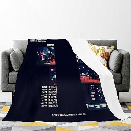 Miniatura 2 de Manta retro con diseño de letras Cobijas para El Frio, esenciales para el dormitorio, 40 x 60 pulgadas