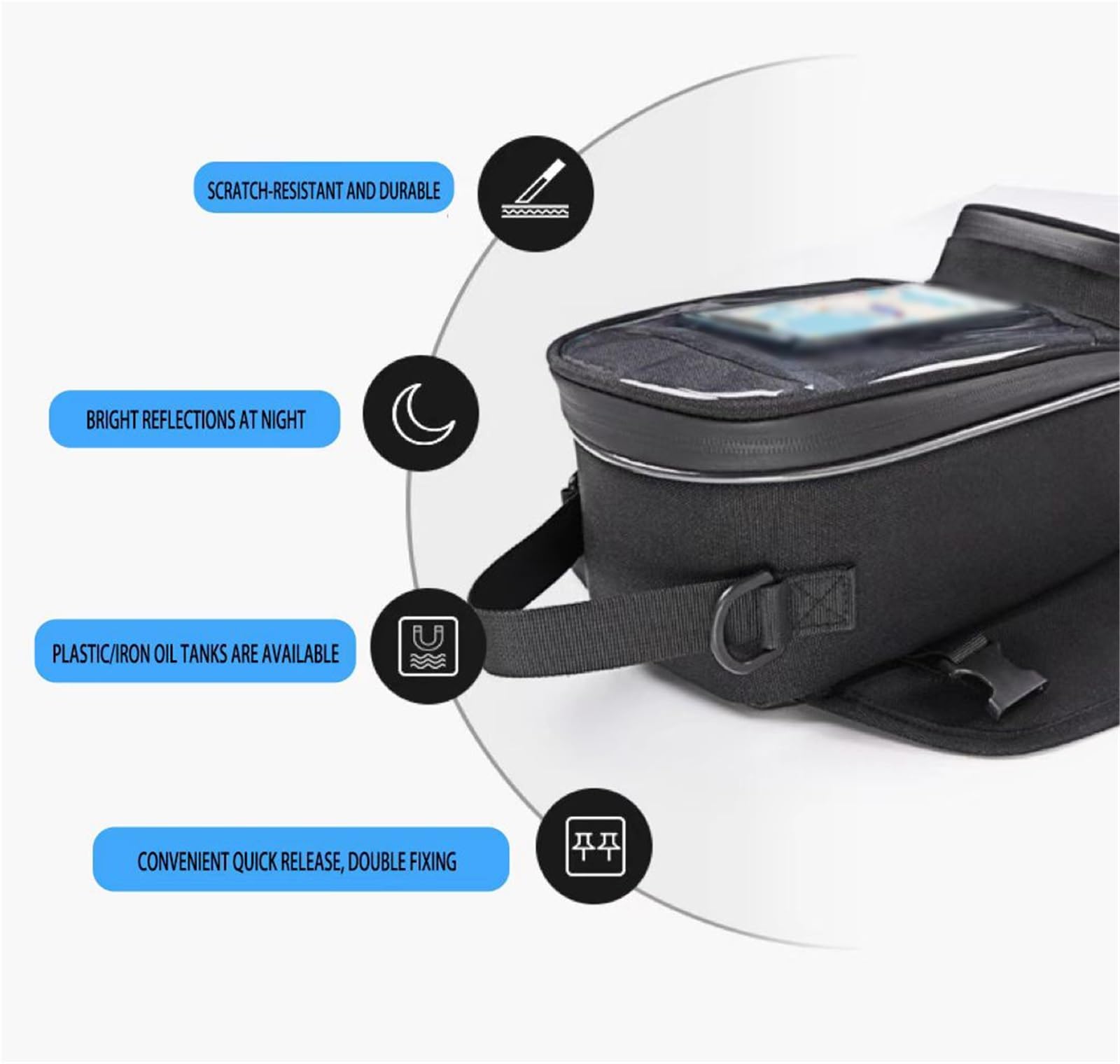 Pack de navigation étanche pour réservoir moto W800 650