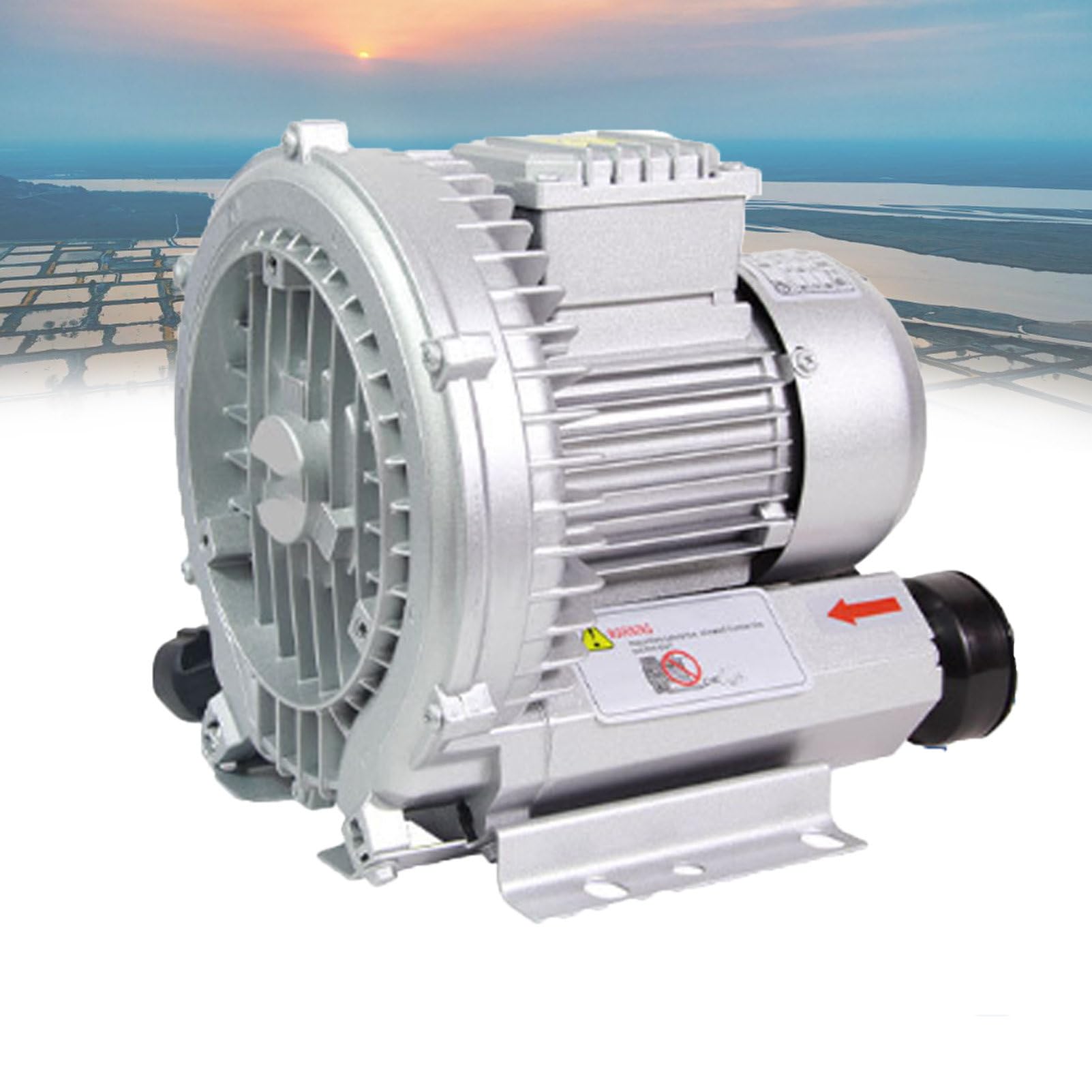 Pvxa Ide Channel Centrifugal Blower,Large Airflow Type High-Pressure Vortex Ring Blower, Regenerative Blower, for Air Blowing or Suction ThreePhase-250W/0.33HP
