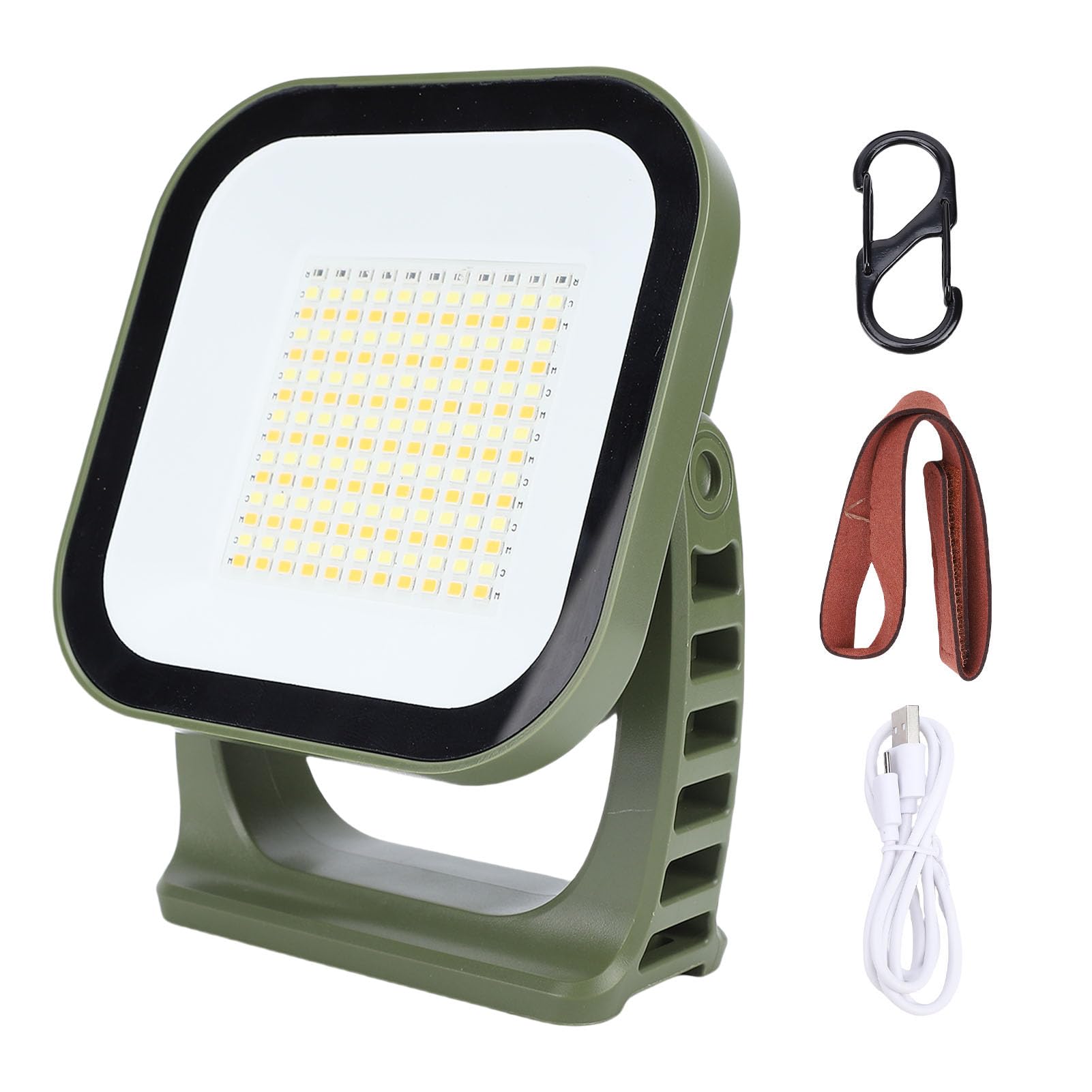 SIXRUN Lanterna Campeggio LED 1800LM Portatile con Magnete, per Campeggio, | Impermeabile IP65, Power Bank da 9000mAh, 3 Temperature di Colore per Emergenze all'aperto.