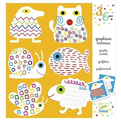 Djeco DJ08939 - Juego educativo Parvularios Grafisanimal