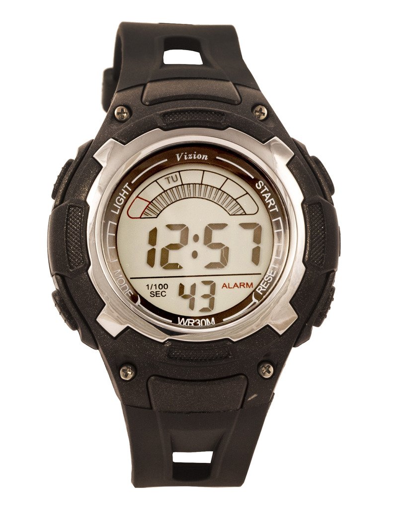 Vizion Digital Multi-Color Dial Sports-Alarm-Backlight Watch for Kids-W-8009027B-1 (B01N7TGXED) Amazon Price History, Amazon Price Tracker