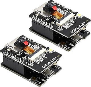 Moovul 2Pcs ESP32 CAM-MB WiFi Development Board OV2640 Camera Module -USB Interface CH340G USB to Serial Port