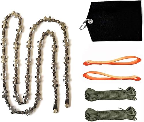 Sierra de cadena de mano de 48 pulgadas de alto alcance para ramas de árbol de alto alcance, corta ramas fácilmente manuales de bolsillo motosierra