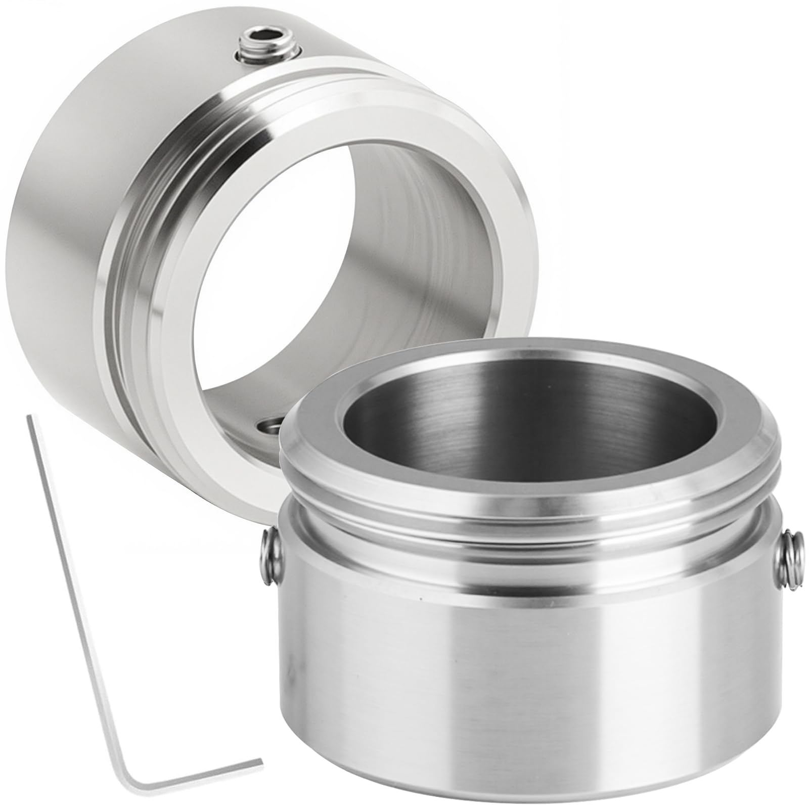 2 szt. adapter termostatu grzejnika ze stali nierdzewnej 304, M30 x 1,5, adapter zaworu grzewczego do zaworów RA/RAV/RAVL, akcesoria do grzejników z kluczem sześciokątnym, do zaworów grzejnikowych