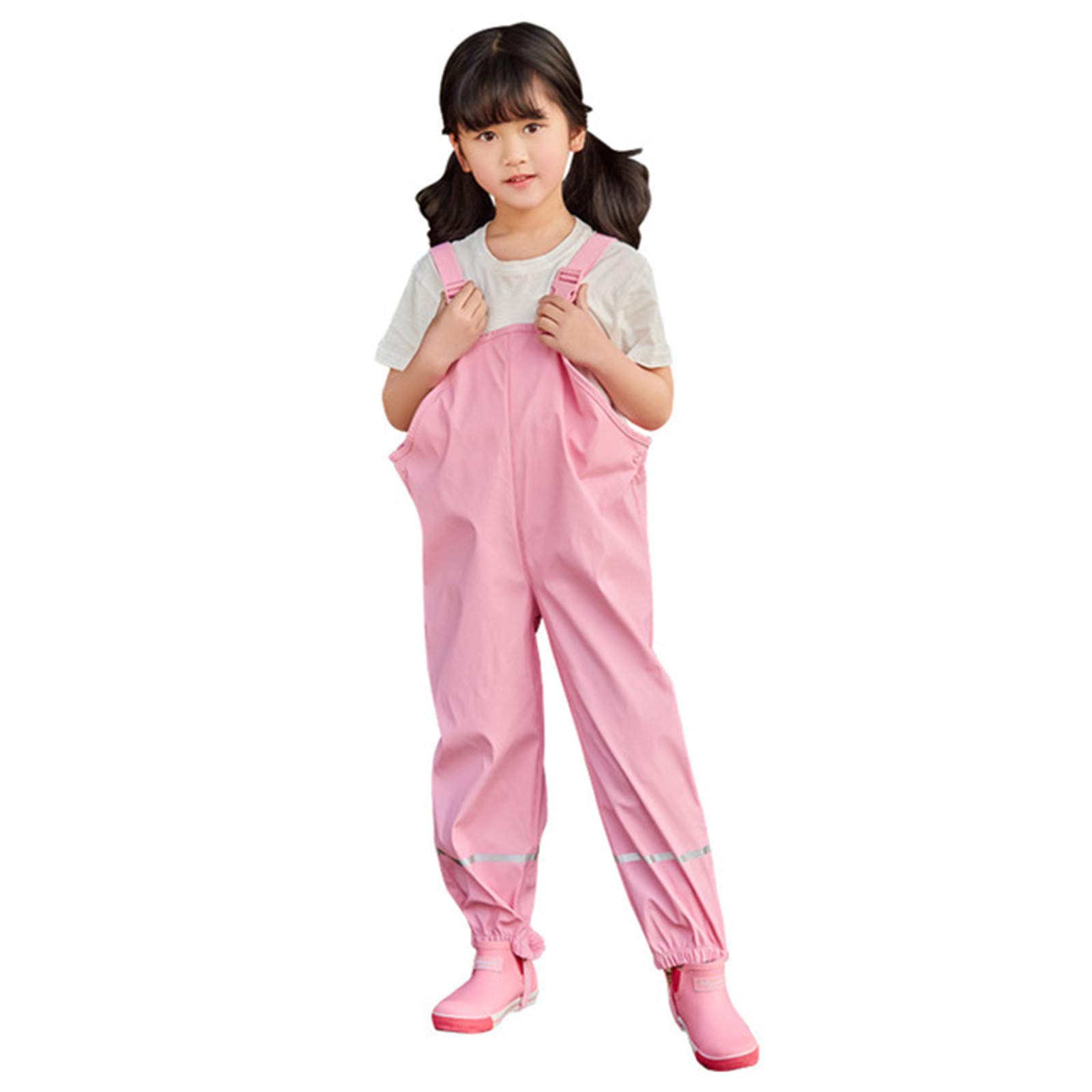 Salopette impermeabili per bambini, neonati, vestiti, fango, pioggia, antivento, tuta solida, pagliaccetto e tuta per bambini analogico