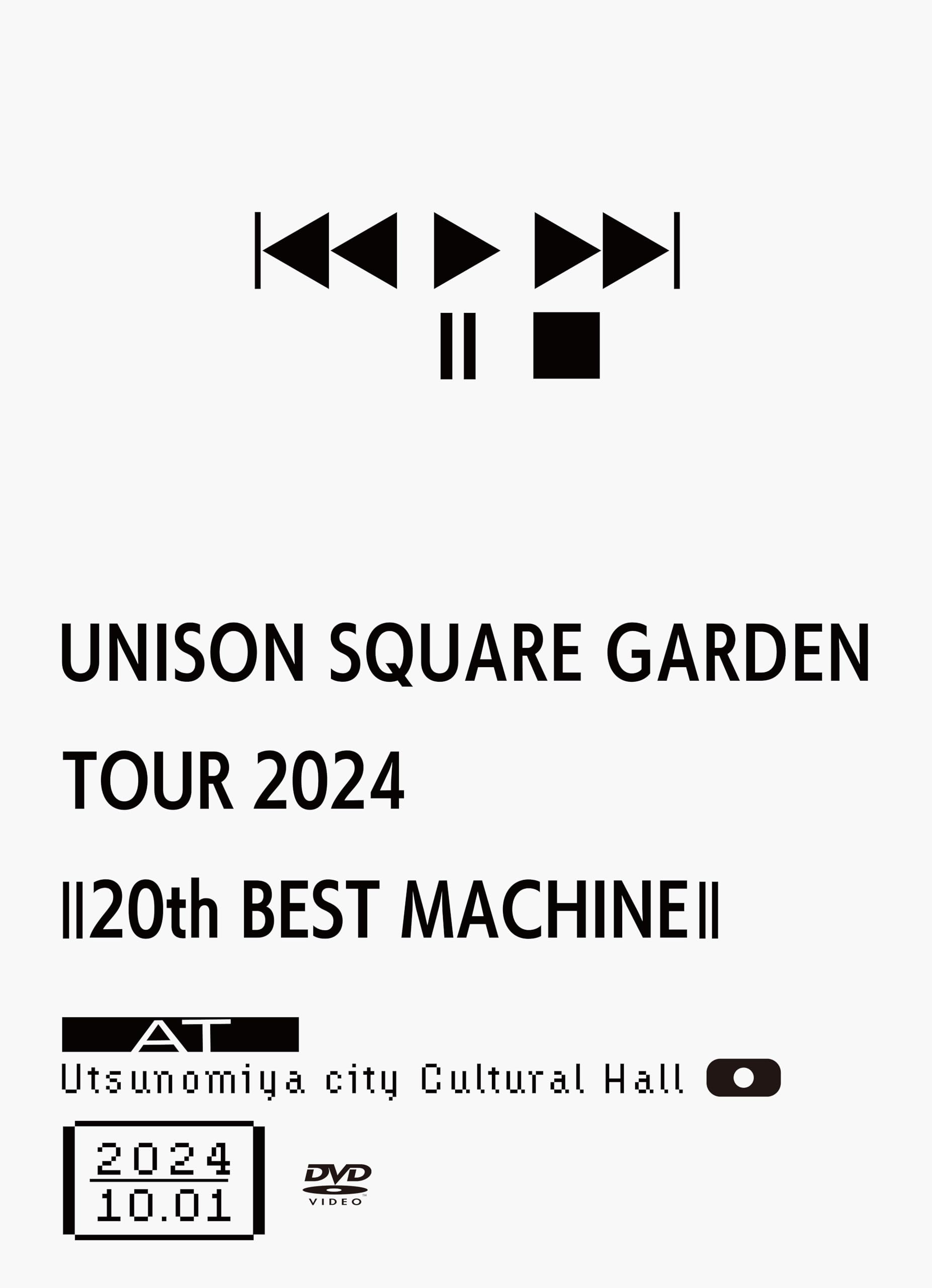 UNISON SQUARE GARDEN TOUR 2024「20th BEST MACHINE」 at Utsunomiya 