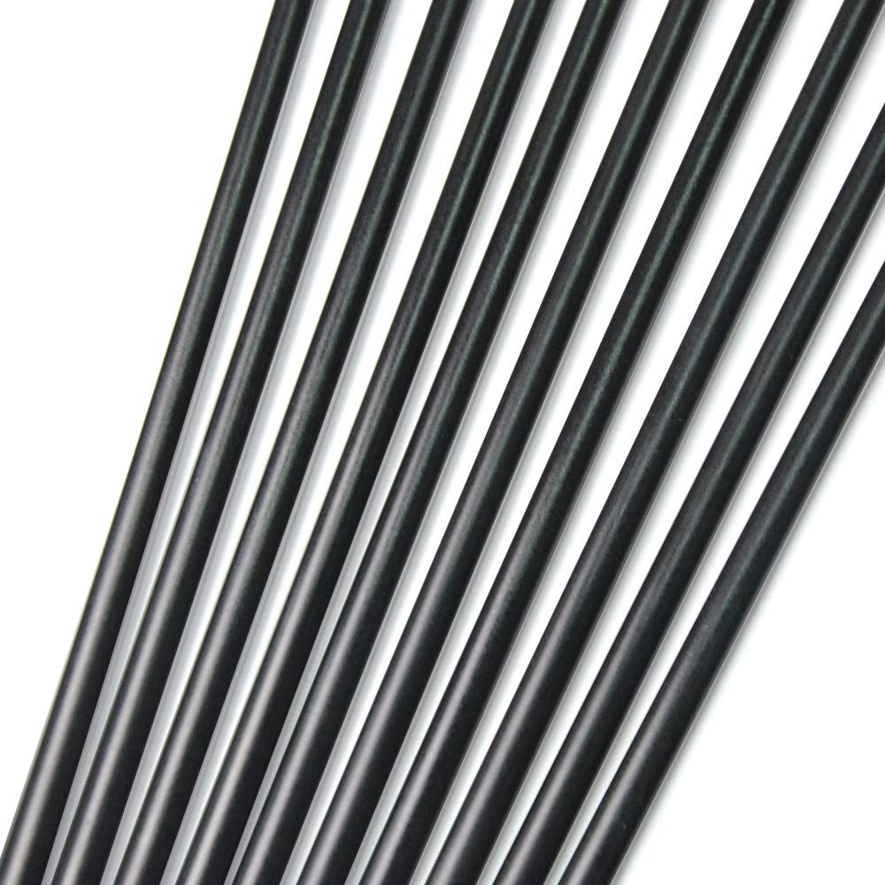 12pcs Flèches en Fibre de Verre 30 Pouces Flèches de Chasse avec Flèche Carquois Spine 500 pour Arc Classique et Arc à Poulies (Type 1:Bleu