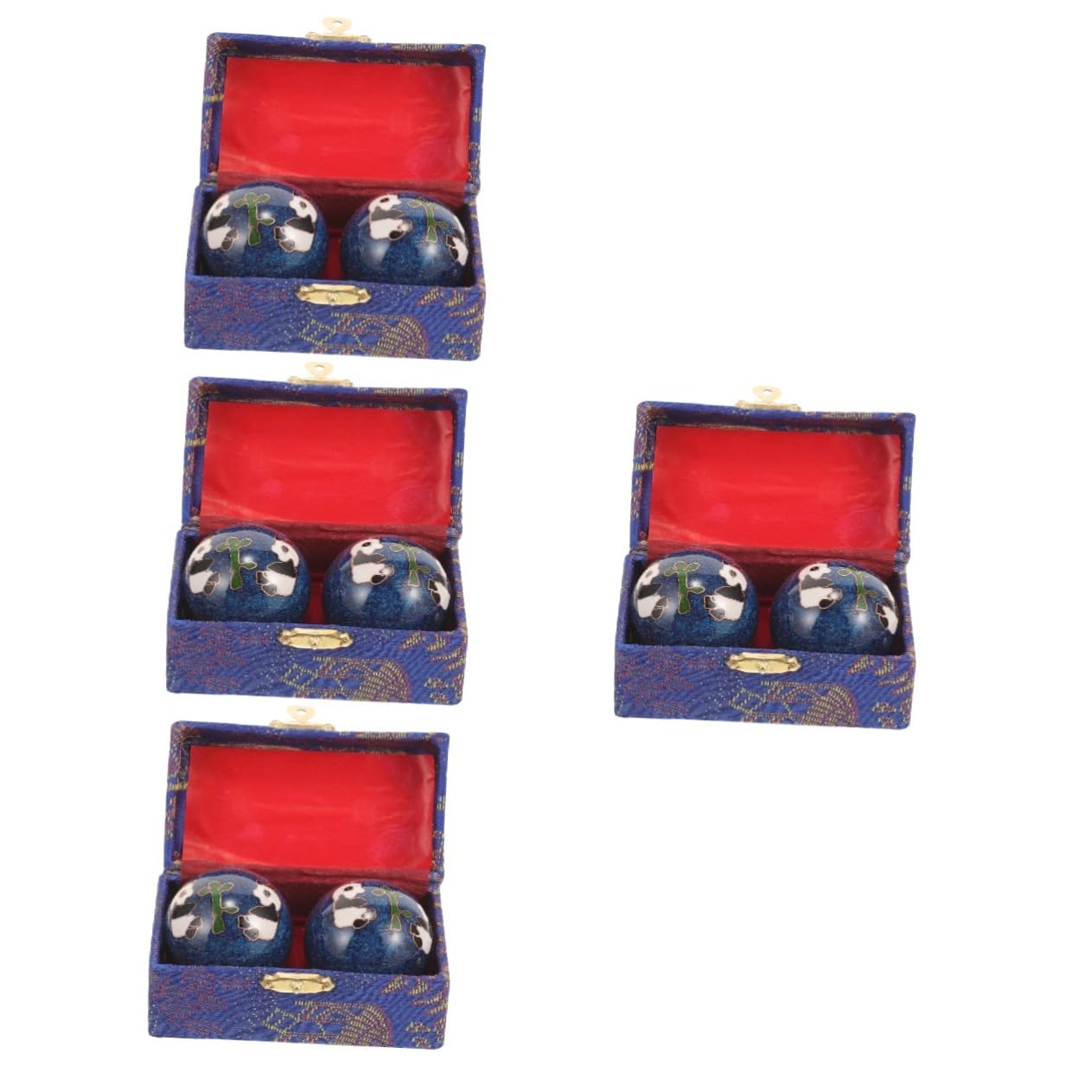 FRCOLOR 4 Sätze Fitness Handball Stachelmassage Manuelle Massagebälle Fingergymnastikbälle Massagebälle Sensorische Bälle Magnetbälle Meteor Massageball 2 Stücke * 4