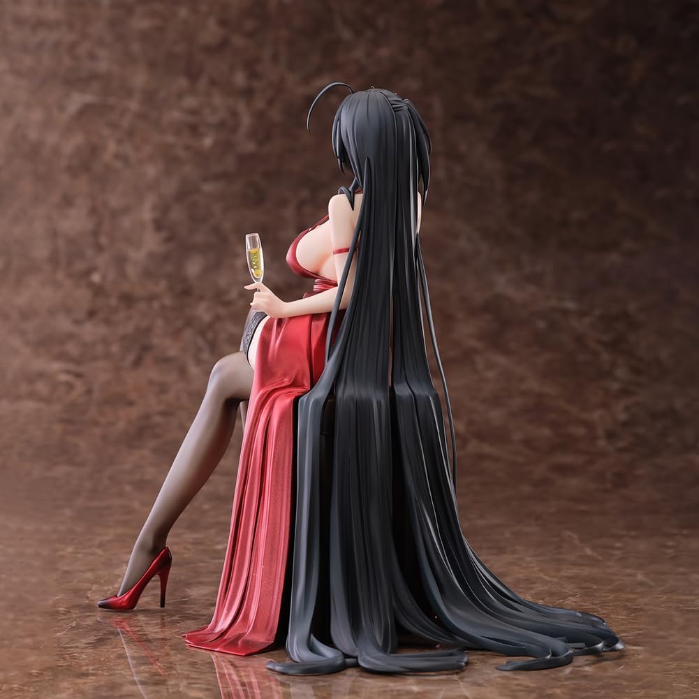 DEXSHUN IJN Taiho Figurine Anime Robe rouge IJN Taihō Position assise Modèle Statue PVC Décoration de bureau Objet de collection Cadeau 21 cm