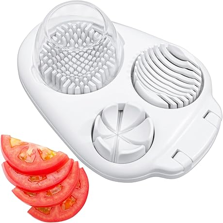 CraftyCrocodile Egg Slicer: 3-Mode Cutter for Eggs and Produce