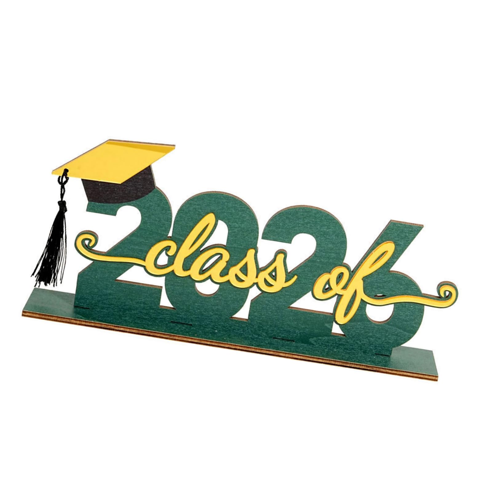 Zxfdsfdbnm Class of 2026 Wooden Table Centerpieces Graduate Signs for Graduation Parties Favor 2026 Graduation Decorations Wooden Centerpieces