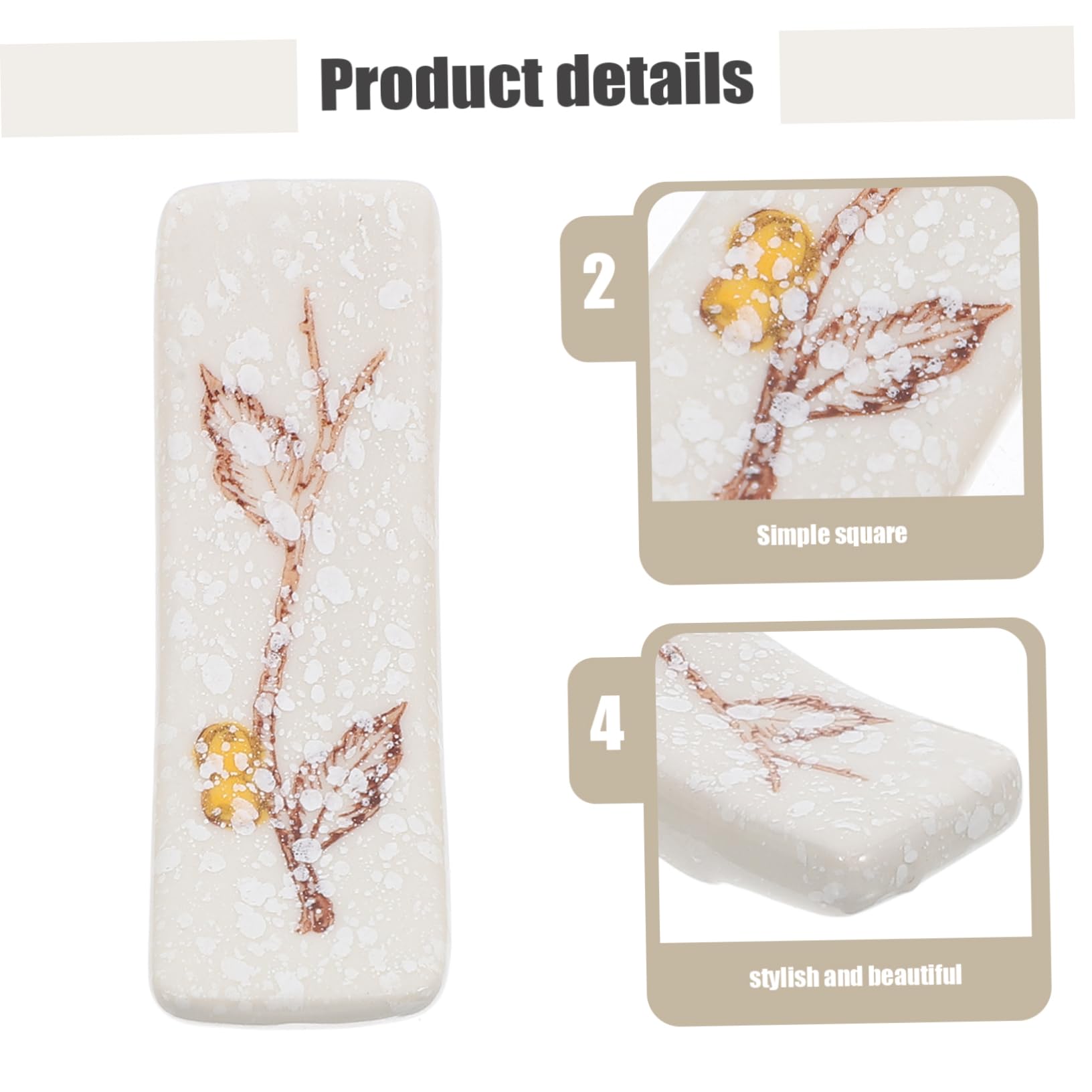 Luxshiny 4 Pezzi Poggia Bacchette In Ceramica Supporti Per Bacchette