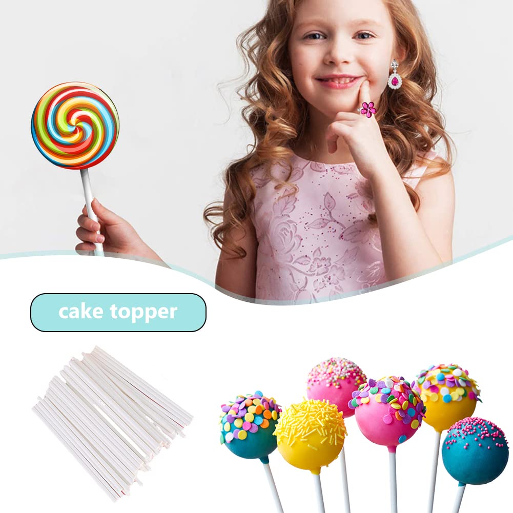 Kit 320 Pezzi Per Cake Pop - Bastoncini, Sacchetti E Fascette Per Lecca-Lecca Fai Da Te