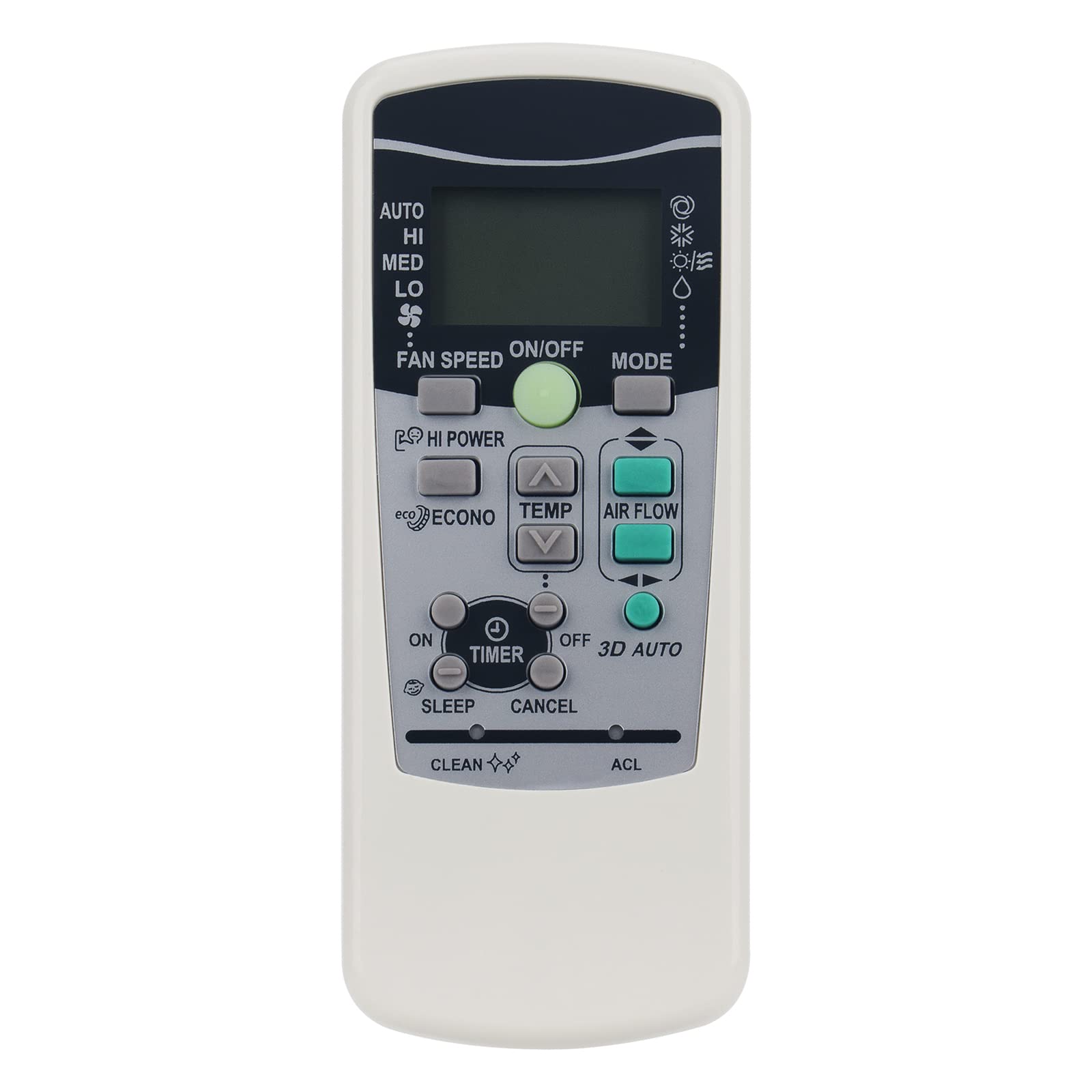 AULCMEET Air Conditioner Remote Control RKX502A001 Sub RKX502A001C for MITSUBISHI Heavy Industries SRK Series