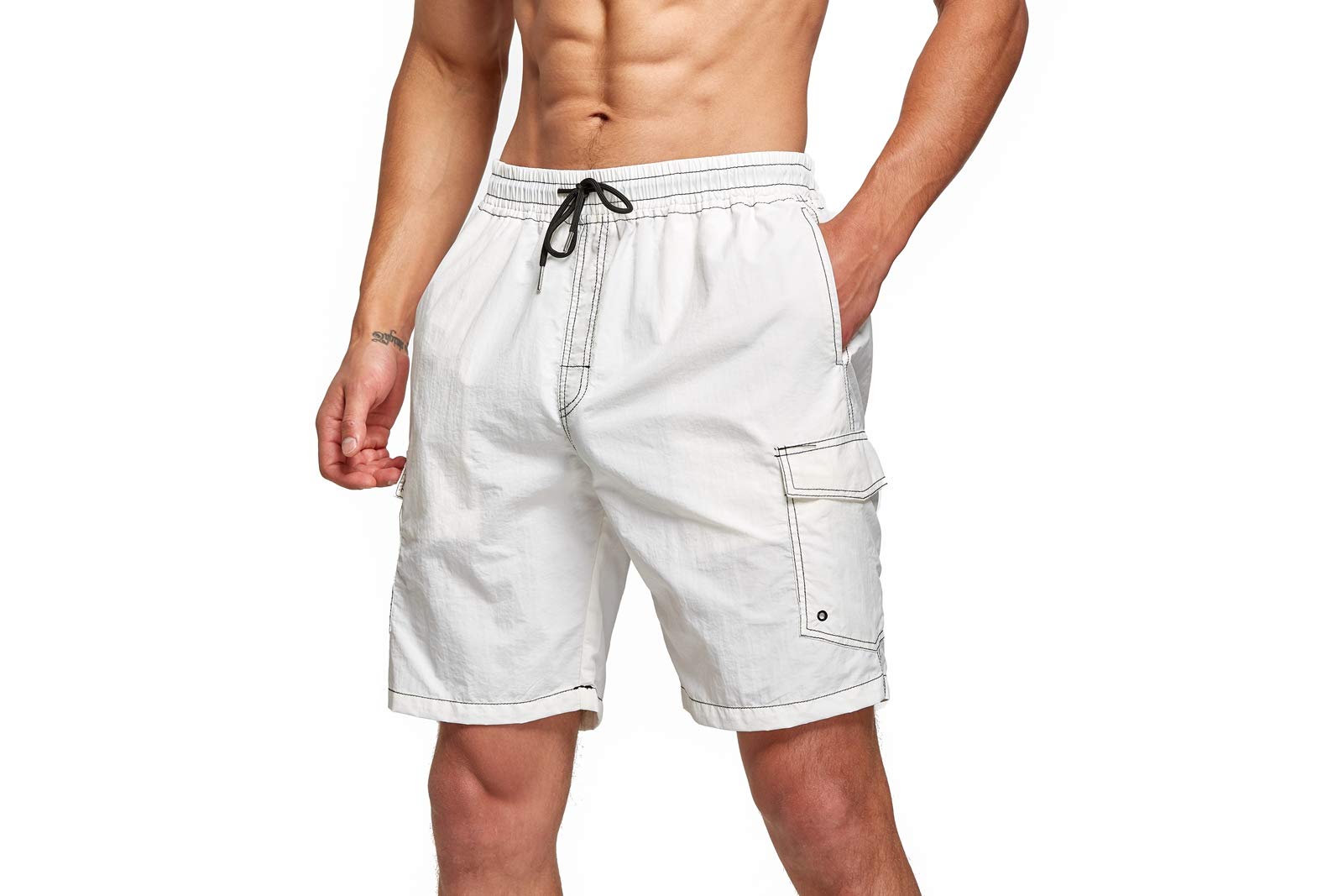 TansozerMens Swim Trunks Quick Dry Swimming Shorts