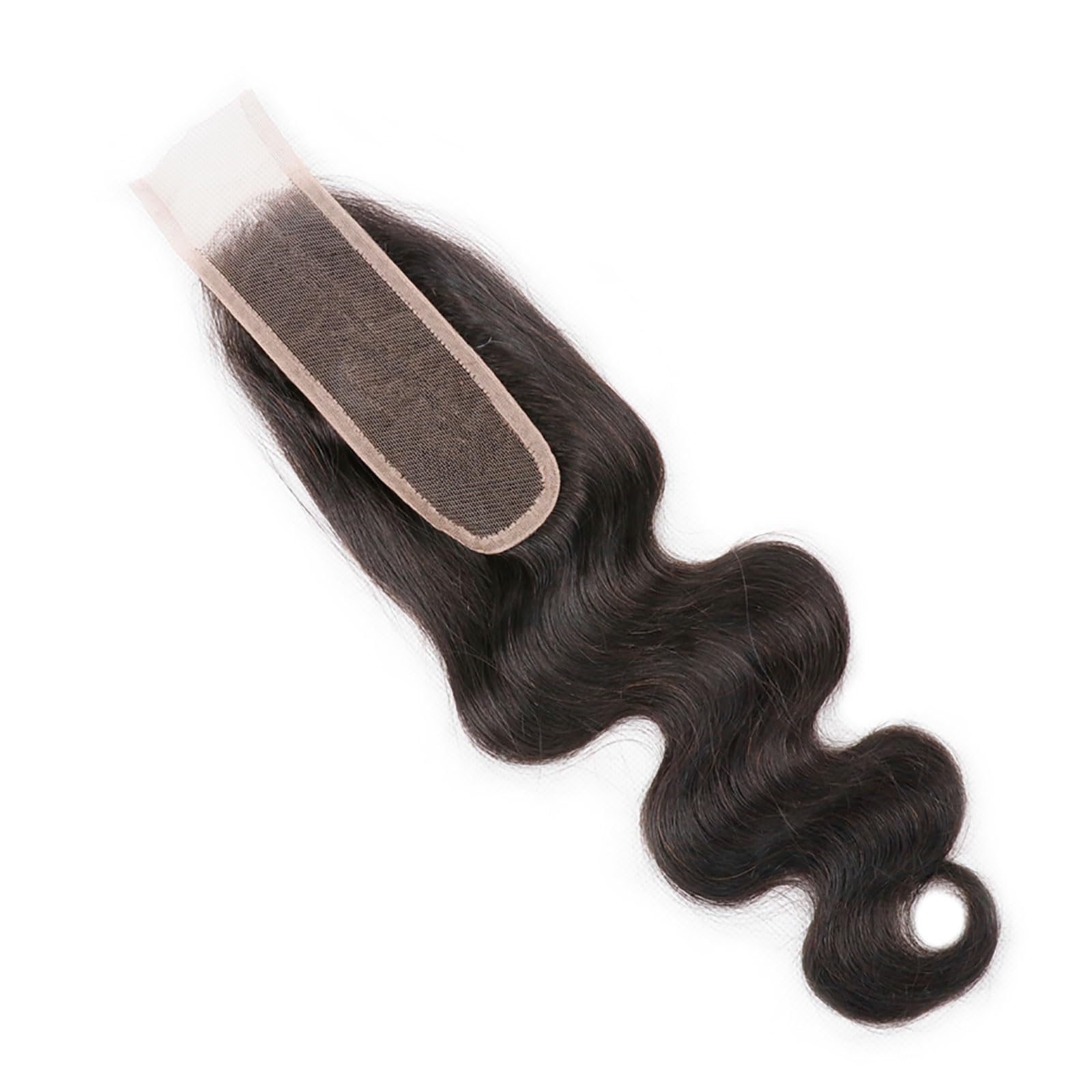 Huarisi 2x6 Transparent Lace Closure Body Wave 10 inch 100% Unprocessed Human Hair Free Part With Baby Hair Sew in Natural Hairline - Image 3