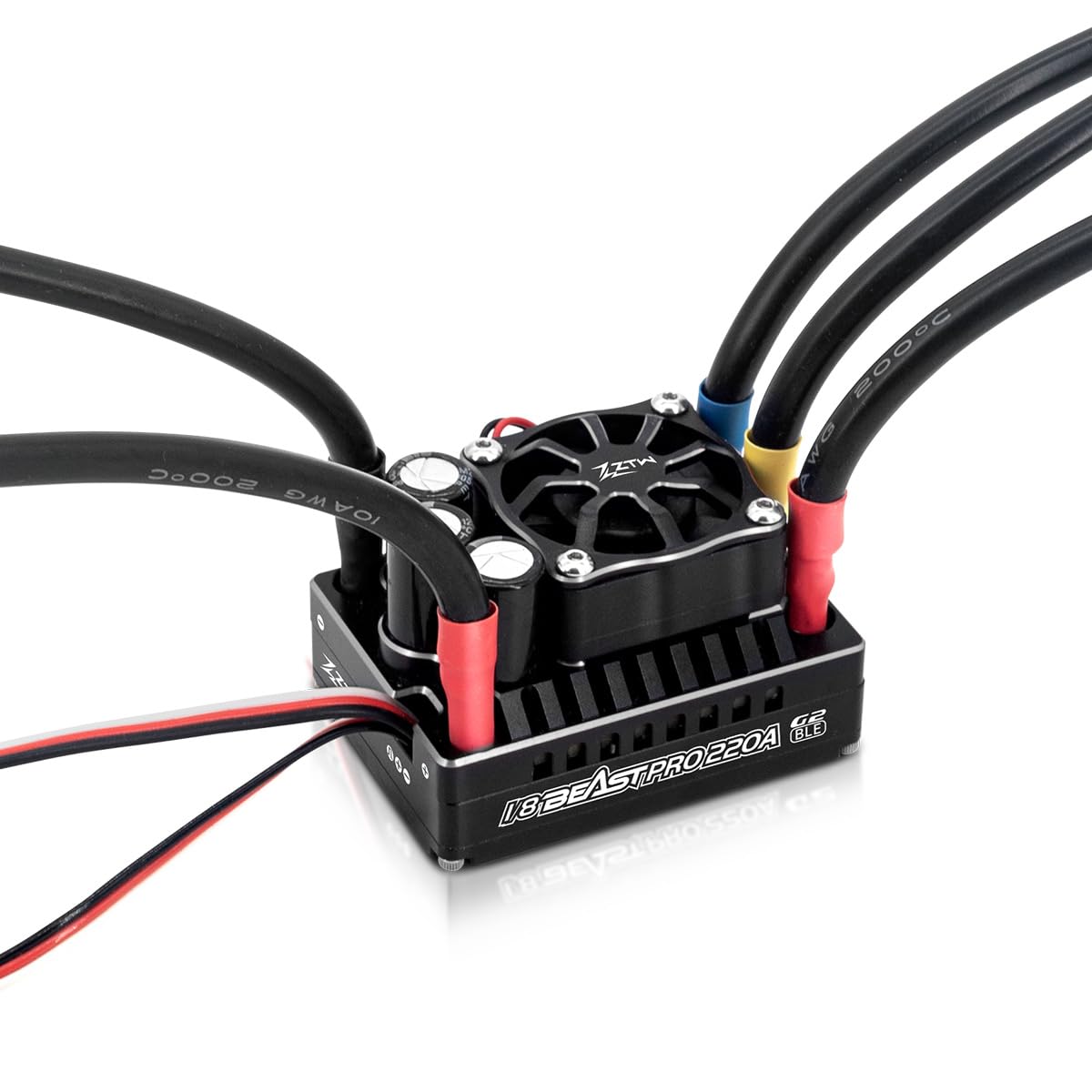 Photo 1 of FACTORY SEALED
ZTW Beast PRO G2 220A ESC Turbo 2-4S Built-in Adjustable BEC 6V/7.4V 6A Brushless Speed Controller for 1/8th RC Racing Car