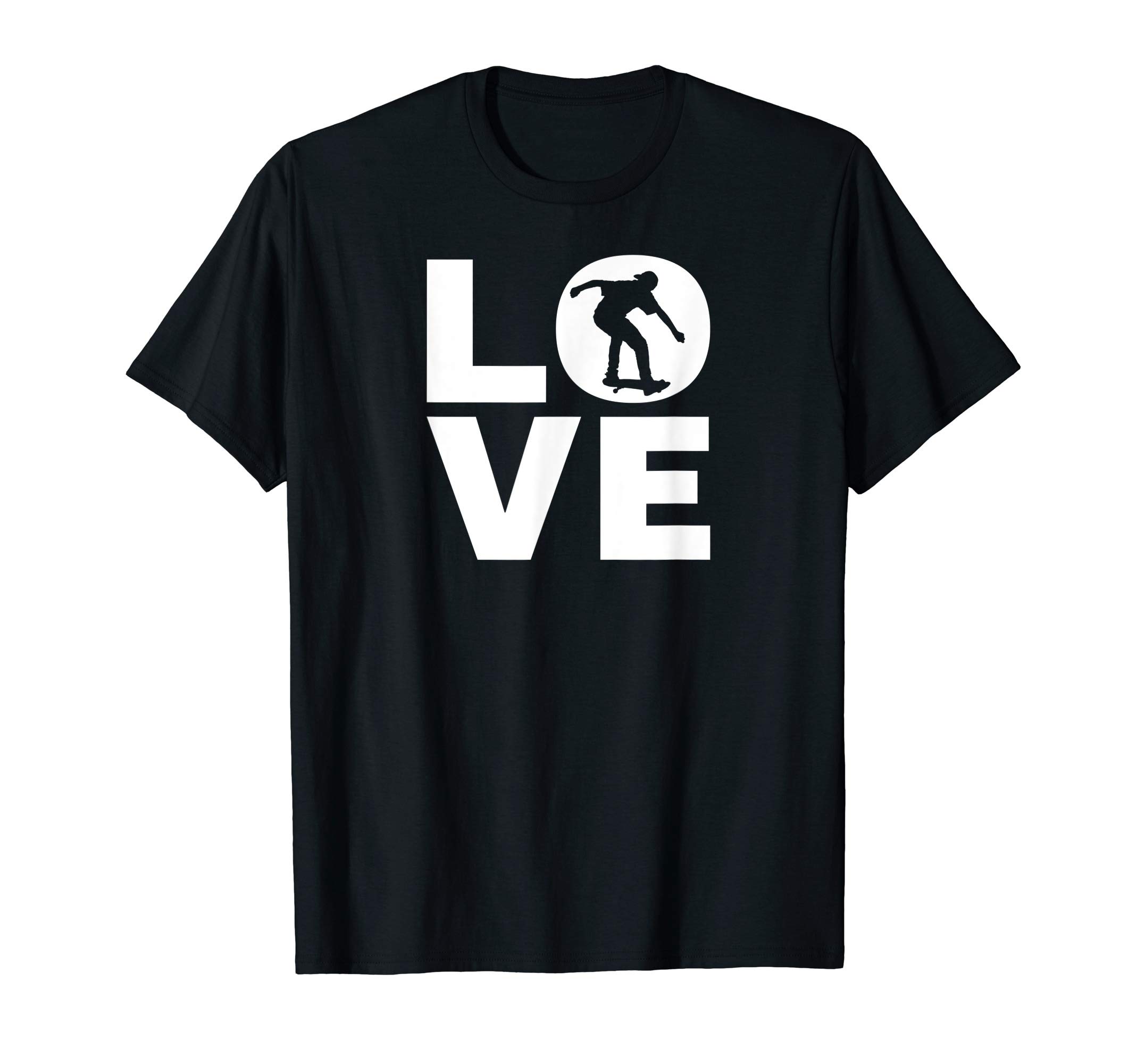 Love Skating Gift For Skaters & Skateboarders T-Shirt