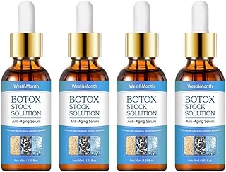 Zelbuck 4PCS Young Again Botox Anti-Aging Serum, Youthfully Botox Face Serum, Botox Face Serum for Wrinkles, Anti-Aging Face Care for All Skin Types, 30ml/1.01fl.oz