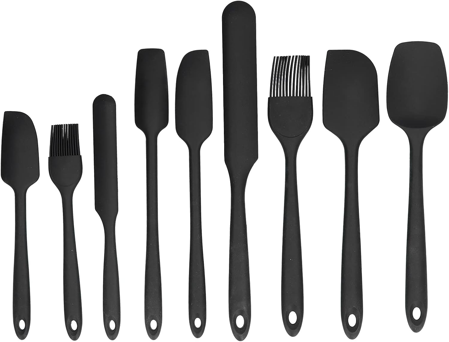 Mini Spatula Set, Silicone Spatula Flexible Hand Held Jam